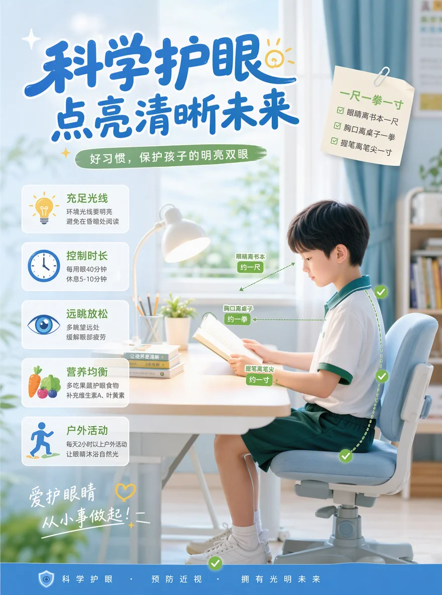 护眼科普配图